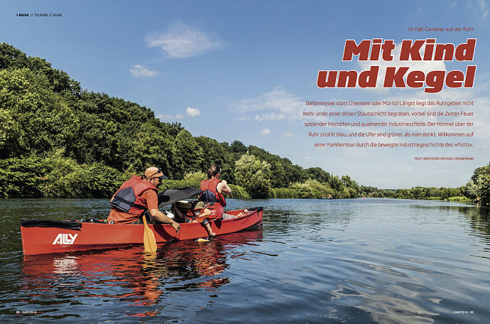 Mit Kind und Kegel - erschienen im Kanumagazin 03/2016 