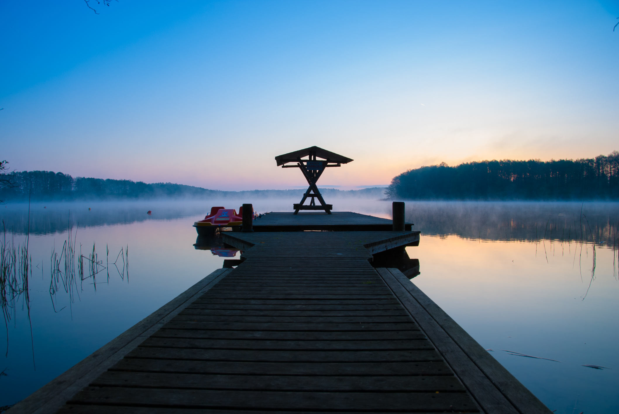 Morgenstimmung am Mirower See